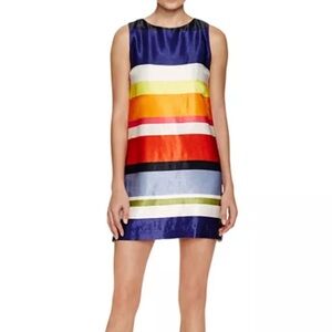 Alice + Olivia Multicolor Striped Mini Dress
